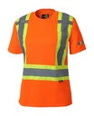 Béton Provincial - 11-662R t-shirt avec bandes réfléchissantes femme (ORANGE FLUO) - DTF. DTF-188 (MG)